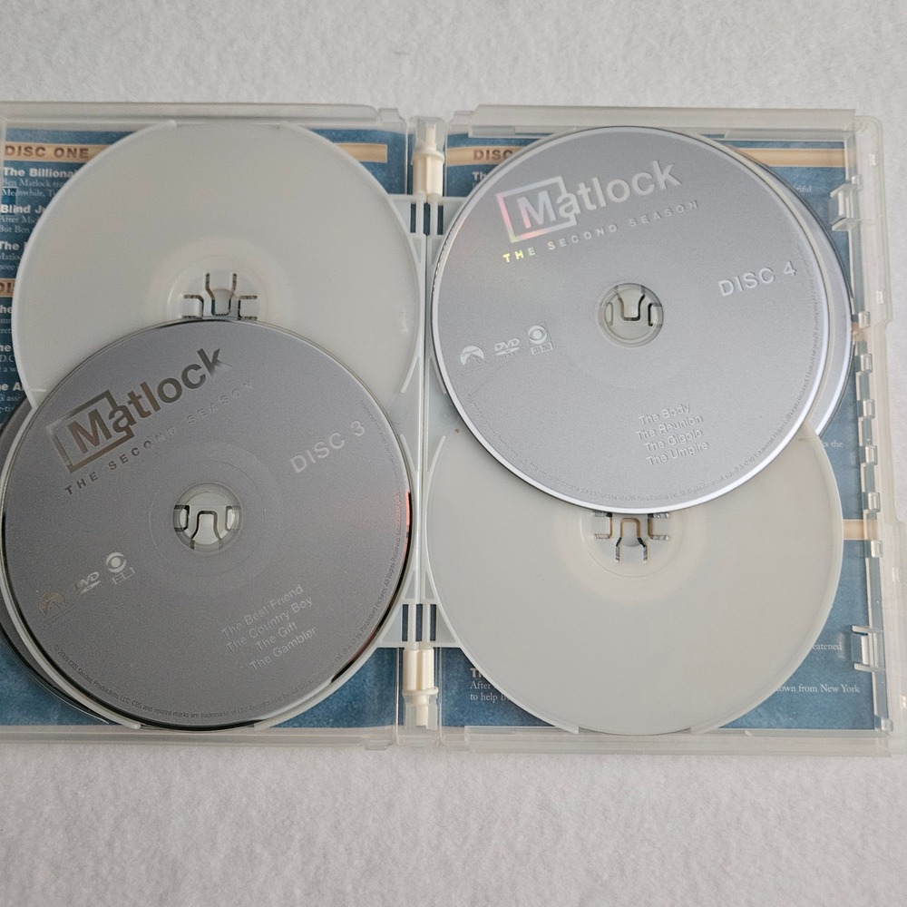 Matlock Seasons 1-8 DVD Set Andy Griffith Legal Drama Series Multi-Color 8pk - Picture 10 of 16